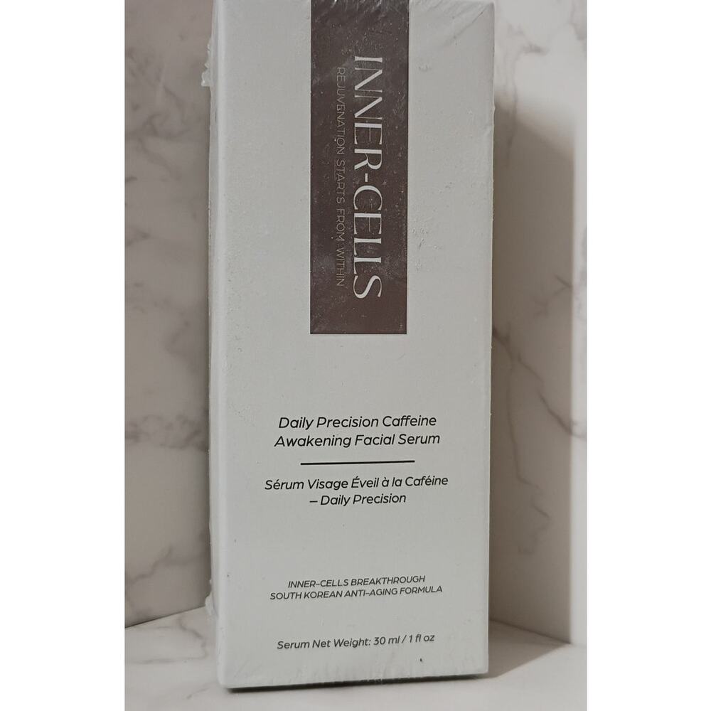 INNER-CELLS Daily Precision Caffeine Awakening Facial Serum - NEW